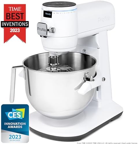 GE Profile Smart Stand Mixer with 7qt Bowl, Built-in Scale, Auto Sense