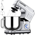 Stand Mixer, 7.5 Qt Stand Food Mixer 10 Speeds, Tilt-Head 3-IN-1 Kitchen Electric Mixer with Stainless Steel Bowl, Whisk, Dough Hook, Flat Beater, Countertop Household Stand Mixer,Silver
