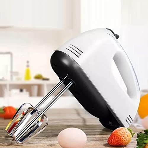 Hand Mixer, Hand Mixer Electric, 200W Power handheld Mixer for Baking Cake Egg Cream Food Beater, 4 Stainless Steel Accessories