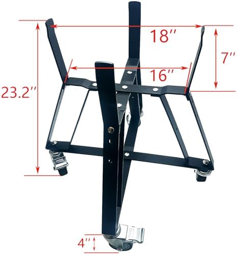Rolling Outdoor Cart for BGE, Large Big Green Egg Smoker Kamado Joe Grill