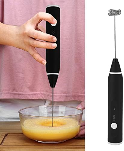 Cordless Electric Hand Mixer,3 Speed Modes USB Rechargable Handheld Egg Beater Electric Stirrer Coffee Milk Foamer Electric Whisk for Kitchen Baking Stirring