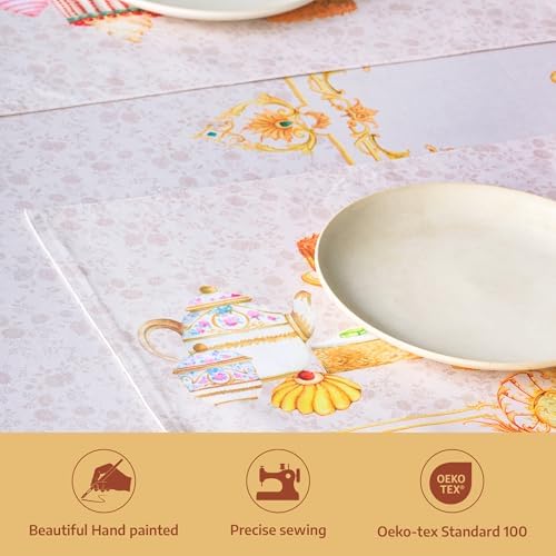 Maison d' Hermine Placemats Set of 4 Reusable 100% Combed Cotton (13"x19")
