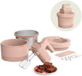 bella 3.5 Qt Hand & Stand Mixer, 2 in 1 Electric Mixer with Bowl, Blossom