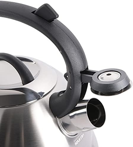 Mr. Coffee Flintshire 1.75-Quart Stainless Steel Whistling Tea Kettle – Brushed Satin Finish Stove-Top Kettle for Boiling Water - Image 5