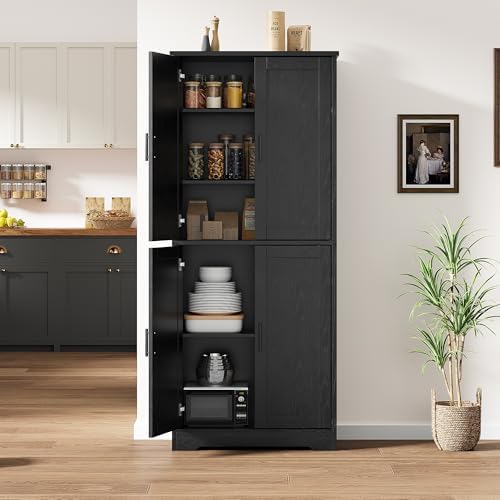 Garvee Kitchen Pantry Cabinet, 70 Inch Tall Storage Cabinet