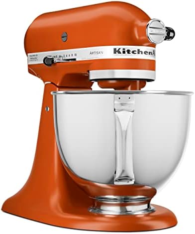 KitchenAid Artisan, 5-Qt Tilt Head Stand Mixer, KSM150PS, Scorched Orange