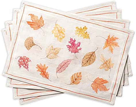 Maison d' Hermine Placemats Set of 4 Reusable 100% Cotton (13"x19")
