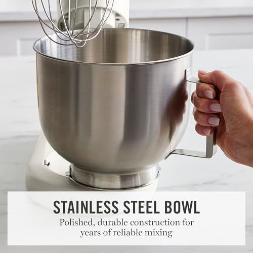 Martha Stewart 5.3QT Tilt Head Stand Mixer, 12 Speeds, Stainless Steel Bowl