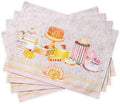 Maison d' Hermine Placemats Set of 4 Reusable 100% Combed Cotton (13"x19")