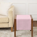 Solino Home 100% Pure Linen Dining Table Runner Pink, Athena 14 x 36 in