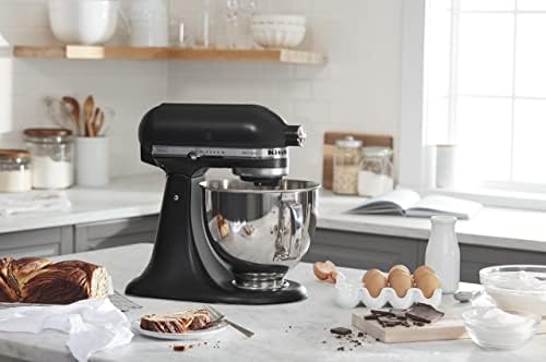 KitchenAid Artisan, 5-Qt Tilt Head Stand Mixer, KSM150PS, Black Matte