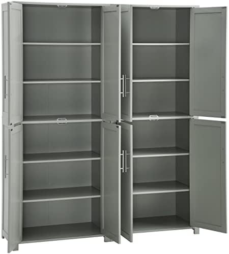 Crosley Furniture Savannah 2-Piece Pantry Storage Cabinet Set