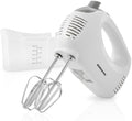 OVENTE 5-Speed Electric Hand Mixer with Storage Case, White HM151W