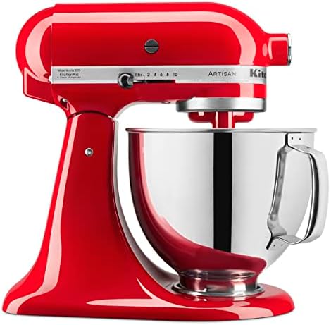 KitchenAid Artisan, 5-Qt Tilt Head Stand Mixer, KSM150PS, Cherry Tomato