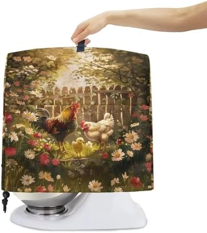 Generic Rooster Stand Mixer Cover, Waterproof, Polyester, Dust Cover Fits All Tilt Head & Bowl Lift Models, Kitchen Aid Mixer Covers Protector