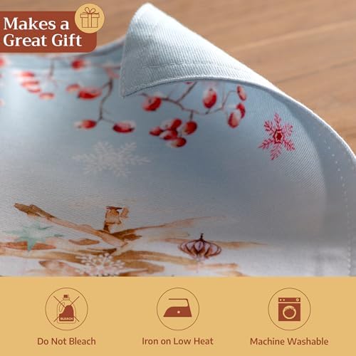 Maison d' Hermine Placemats Set of 4 Reusable 100% Cotton (13"x19")