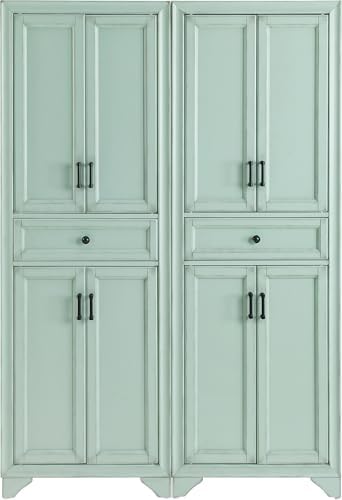 Crosley Furniture Tara 2-Piece Pantry Storage Cabinet Set