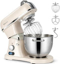 8.4QT Commercial Stand Mixer 800W with Aluminum Die Casting Meets the Standard of NSF/ANSI 8-2023, Mixers Kitchen Electric Stand Mixer with Stainless Steel 8L Bowl, Dough Hook, Whisk and Beater