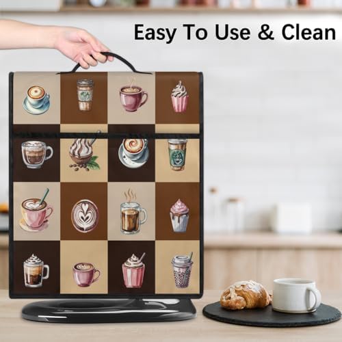 Coffee Cup Kitchen Aid Covers Foldable Washable Stand Mixer Dust Cover