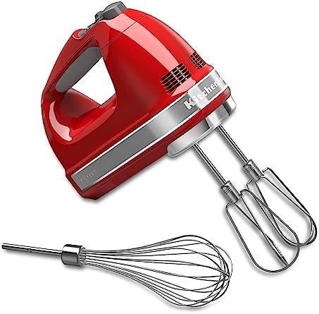 KitchenAid 7 Speed Hand Mixer, KHM7210, Empire Red