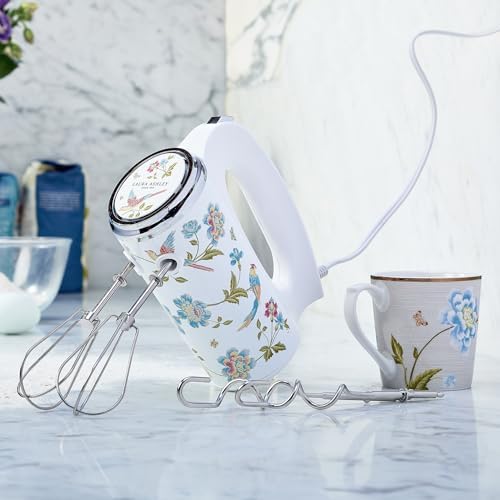 Laura Ashley Elveden White Hand Mixer Electric Handheld - Electric Mixer