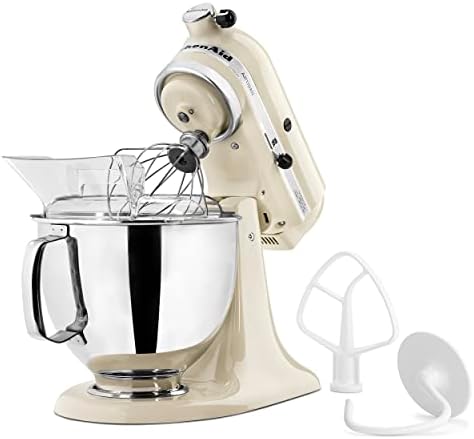 KitchenAid Artisan, 5-Qt Tilt Head Stand Mixer, KSM150PS, Almond Cream