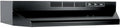 Broan-NuTone 413023 Ductless Range Hood Insert with Light, Exhaust Fan for Under Cabinet, 30-Inch, Black
