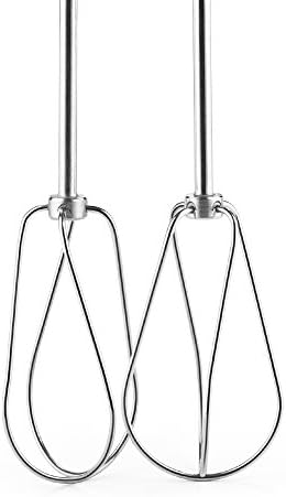 KitchenAid 6 Speed Hand Mixer Bundle with Flex Edge Beaters - KHM6118, Empire Red and Stainless Steel Turbo BeaterTM Accessories