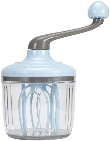 Oumefar Cream Mixer Multi-Function Hand-Cranked Cream Mixer Removable Limiting Buckle for Home for Milkshake