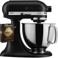 KitchenAid Artisan 5-Quart Tilt-Head Stand Mixer in Black Matte Bundle