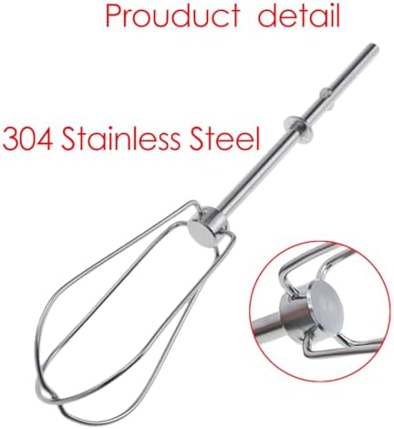 Hand Mixer Beaters, 2-Pack Stainless Steel Attachments for KitchenAid Models W10490648, KHM5APWH7, PS4082859 - Compatible with KHM3, KHM5, KHM7, KHM9 Series Mixers