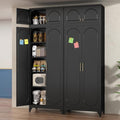 Polup 90" Tall Metal Kitchen Pantry Storage Cabinet with Doors and Shelves
