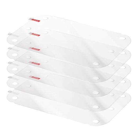 5PCS 6.6 inch LCD Screen Protector Film - Scratch-Resistant High Light Transmittance Protective Films for Resin 3D Printer Anycubic Photon Mono 2