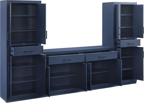 Crosley Furniture Isla 3-Piece Pantry Storage Cabinet & Sideboard Set