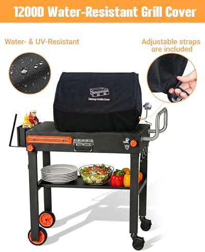 Blackstone Table for 17" or 22" Griddle, 20s Quick Setup, with Cover