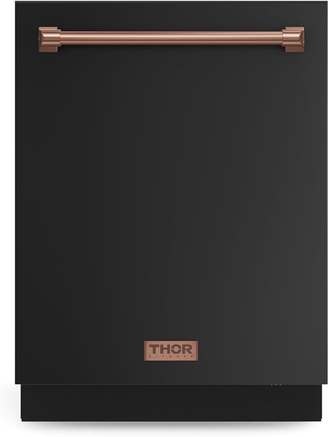 Gordon Ramsay by THOR Kitchen 24 Inch Dishwasher Black/Rose Gold