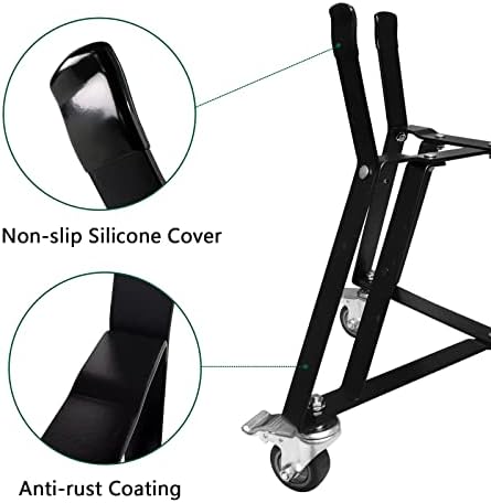 Medium BGE Nest,Grill Stand for BGE Accessories, Rolling Nest with Heavy Duty Locking Caster Wheels Powder Coated Steel for BGE Smoker Kamado Joe Grill Stand Accessories