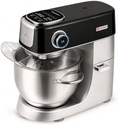 Hauswirt 5.3QT Stand Mixer, LED Touch Screen, Quiet Operation, 11-Speed
