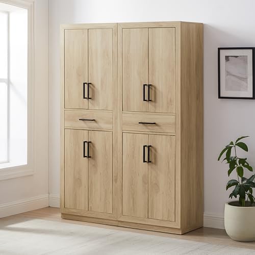 Crosley Furniture Isla 2-Piece Pantry Storage Cabinet Set