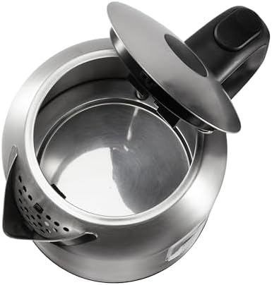 Amazon Basics Electric Kettle, Tea Kettle & Water Boiler with Auto Shut-Off, Boil Dry Protection, Strix Thermostat, BPA-Free, 1500W, 1.1Qt (1L), Stainless Steel, New Model, Black & Silver - Image 5