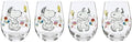Lenox Chef Snoopy Glass Tumblers, 18oz, Set of 4 by Lenox