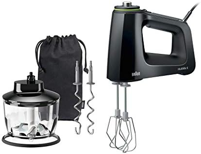 Braun MultiMix 5 Hand Mixer, SmartMix Tech, 350W, 9-Speed + Turbo