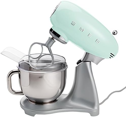 Smeg SMF01PGUS Stand Mixer, Pastel Green