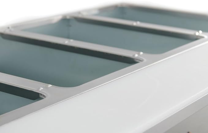 Kratos Commercial Electric Steam Table, 4 Well Stationary Hot Food Table, NSF Certified Food Warmer, 120V, 2000W (28W-111)