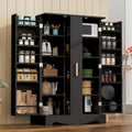 kepptory 47" Kitchen Pantry Cabinet Storage with Adjustable Shelves