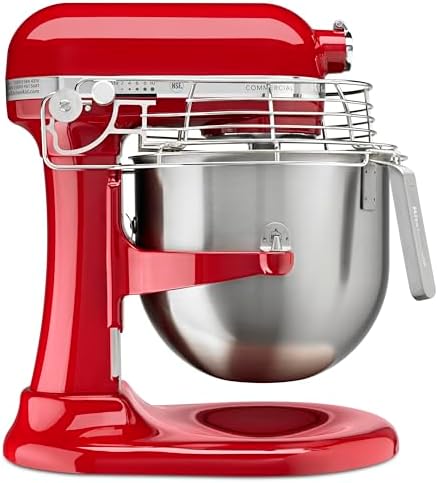 KitchenAid Commercial Series 8 Quart Bowl-Lift Stand Mixer with Stainless Steel Bowl Guard - KSMC895
