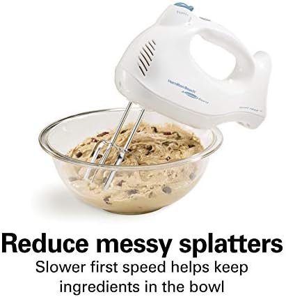Hamilton Beach Power Deluxe 6-Speed Electric Hand Mixer With QuickBurst