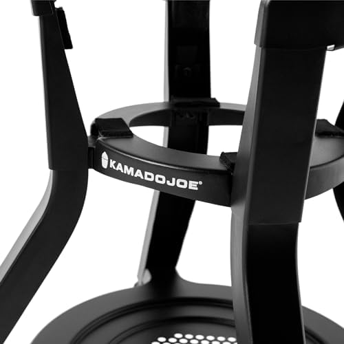 Kamado Joe KJ15112524 Joe Jr Cart Stand and KJ15090720 Soapstone Grill Accessory for Joe Jr