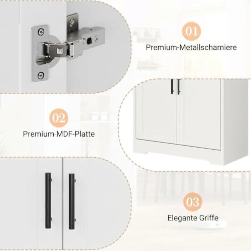 Garvee Kitchen Pantry Cabinet, 70 Inch Tall Storage Cabinet