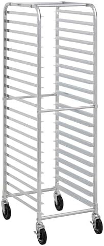 Commercial Knockdown 20-Tier Aluminum End Load NSF Sheet/Bun Pan Rack (32L-035)